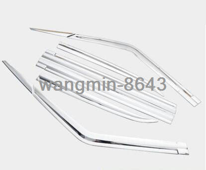 for Nissan Armada 17-24 silver Window Visor Vent Sun Shade Rain Guard Door Visor