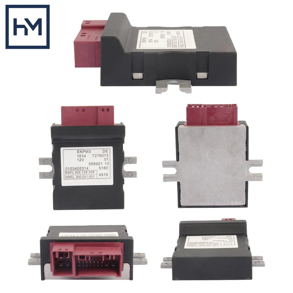 Fuel pump control module suitable for BMW 3, 5, 6, and 7 series. (Contact numbers: 16147276073, 16147358144, 55892110)