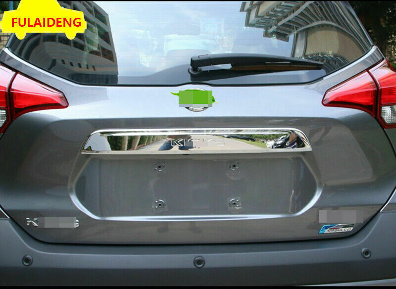for Nissan Kicks 2017-2020 Stainless Rear Trunk Lid Decor Panel Strip Cover Trim