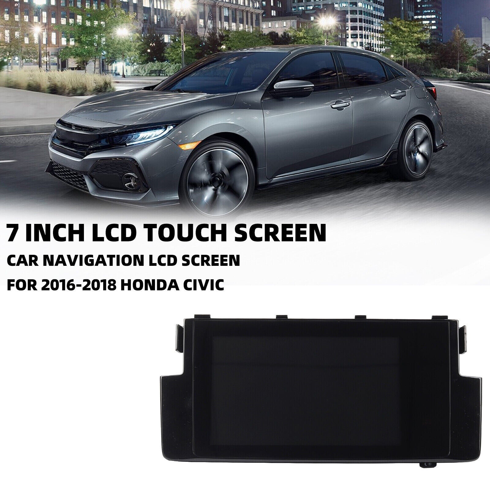 Replacement part for radio navigation LCD touchscreen for Honda for Civic 2016-18 39710-TBA-A11