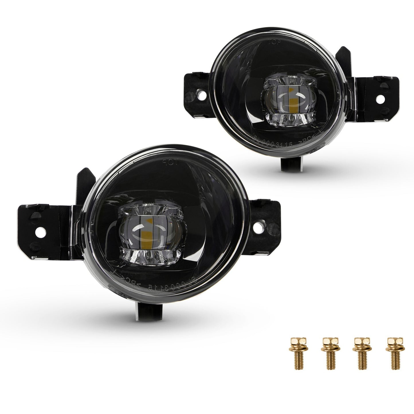 LED fog lights suitable for NISSAN Altima Sentra Maxima Rogue for Infiniti QX60 - Clear (New)