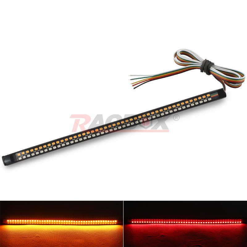 90 LED Strip Tail Light Brake Turn Signal Running Lamp DRL 30cm for Motorcycle