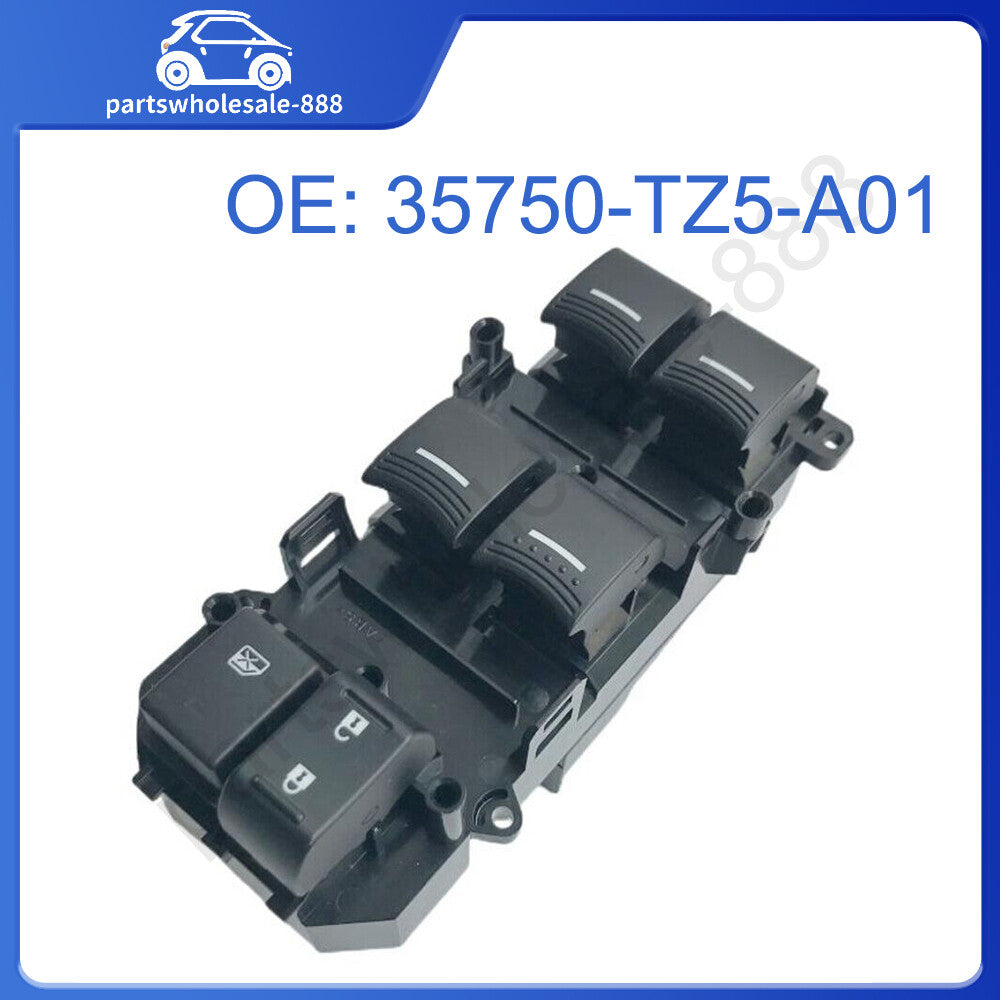 Power Window Switch Button Front Left For 2014-2020 for Acura MDX 3.5L 35750-TZ5-A01