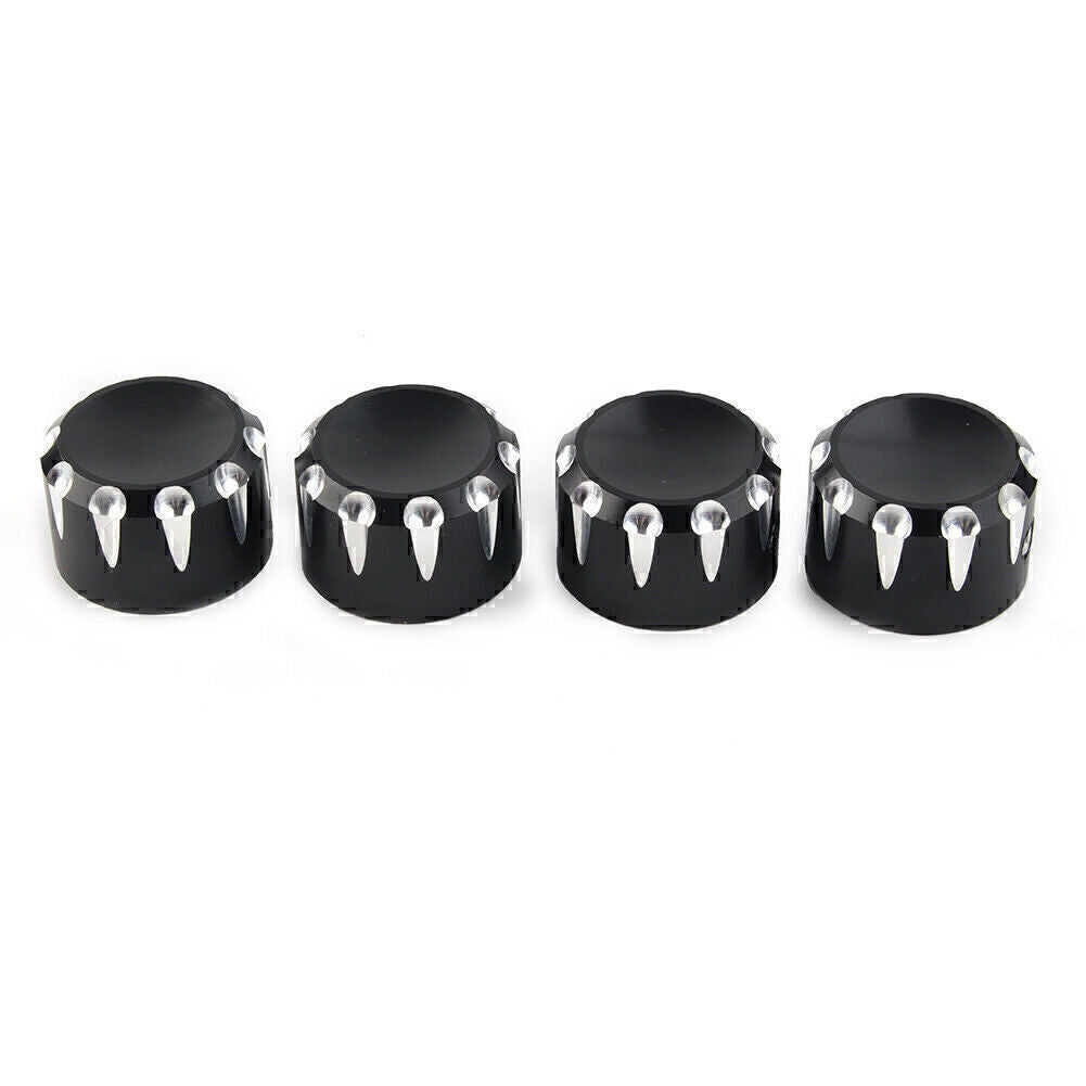 4x Black Motor Engine Screw Topper Cover Head Bolt Caps for Harley Sportster