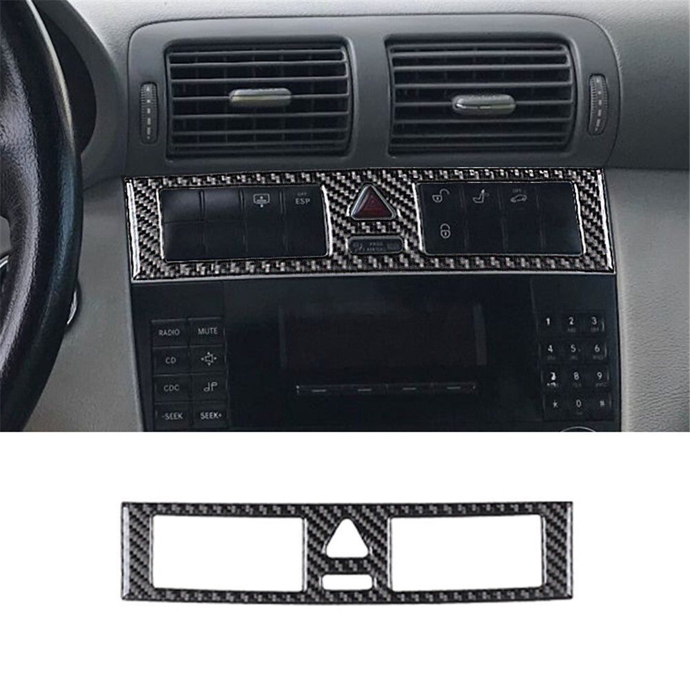 Carbon Fiber Warning Light Frame Trim for Mercedes-Benz W203 2005-2007