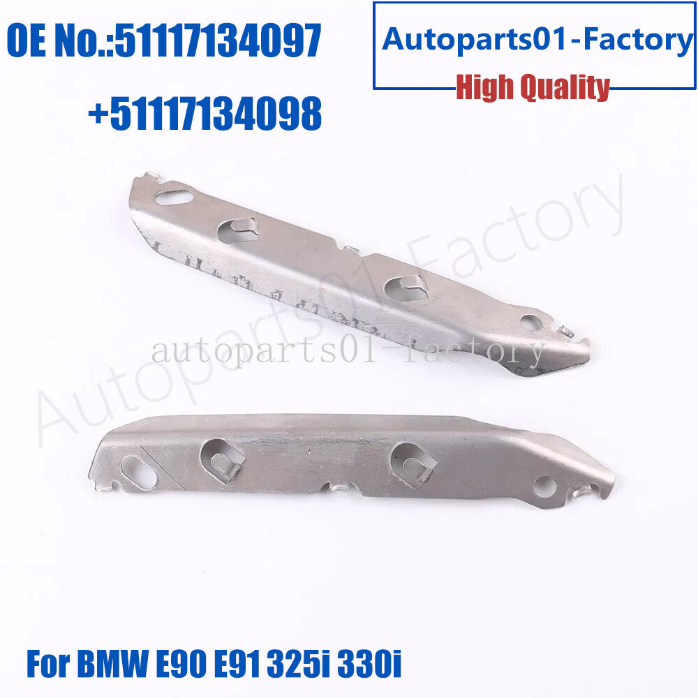 1Pair Front Left+Right Bumper Cover Bracket Insert for BMW E90 E91 325i 330i