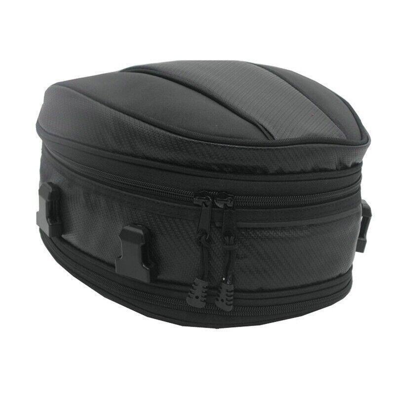 Motorcycle tail bag waterproof bag motorcycle saddle bag expandable backpack
