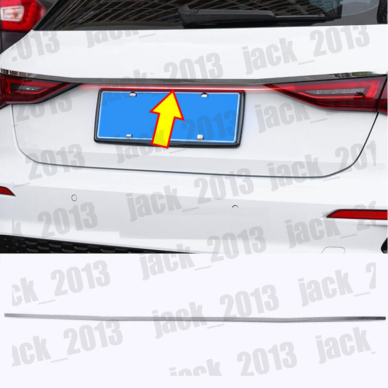 for Audi A3 2021-2024 Rear Door Trunk Lid Tail Gate Cover trim Sticker hatchback