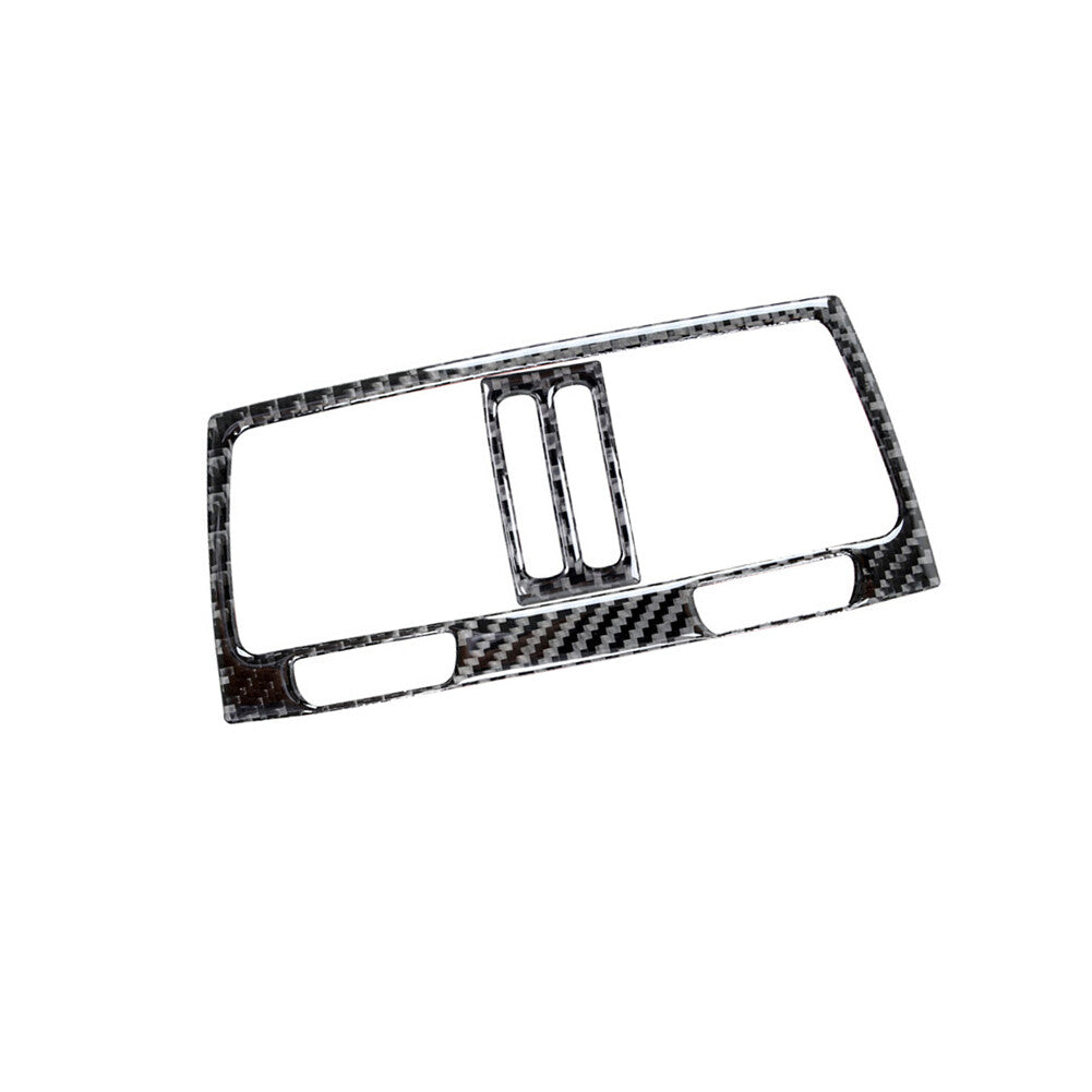 Carbon Fiber Rear Vent Outlet Frame Cover Trim for BMW X5 E70 X6 E71 2008-2013 A