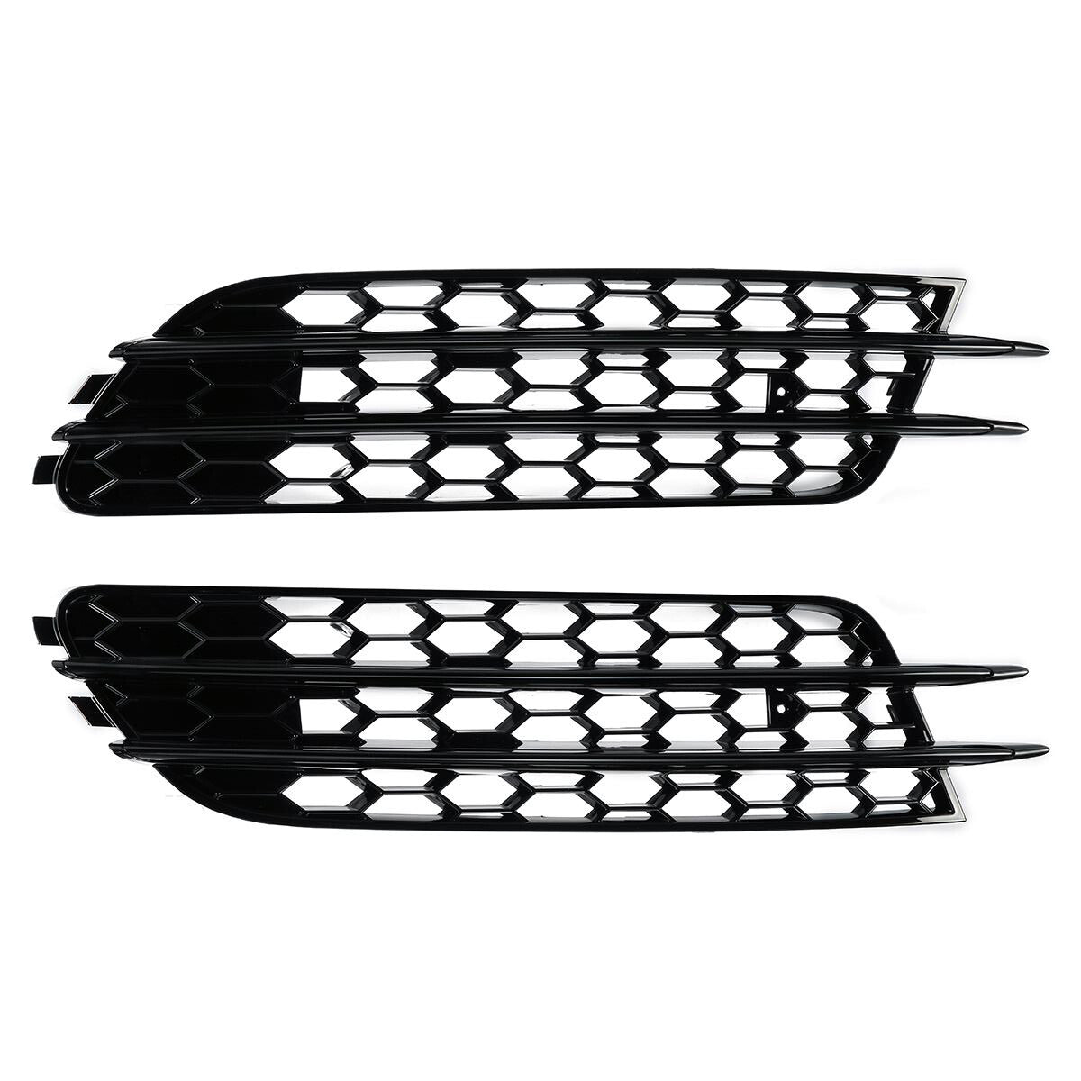 2x Front Grill Fog Light Lamp Cover Trim For 12-2015 for Audi A6 C7 Sedan RS6 S