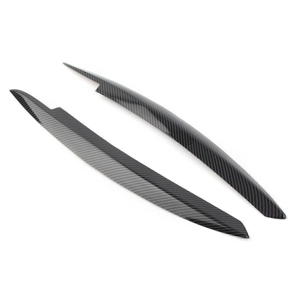 Carbon Fiber Headlight Cover Eyelid Eyebrow Lid Brow for VW for Golf VI MK6 2008-13