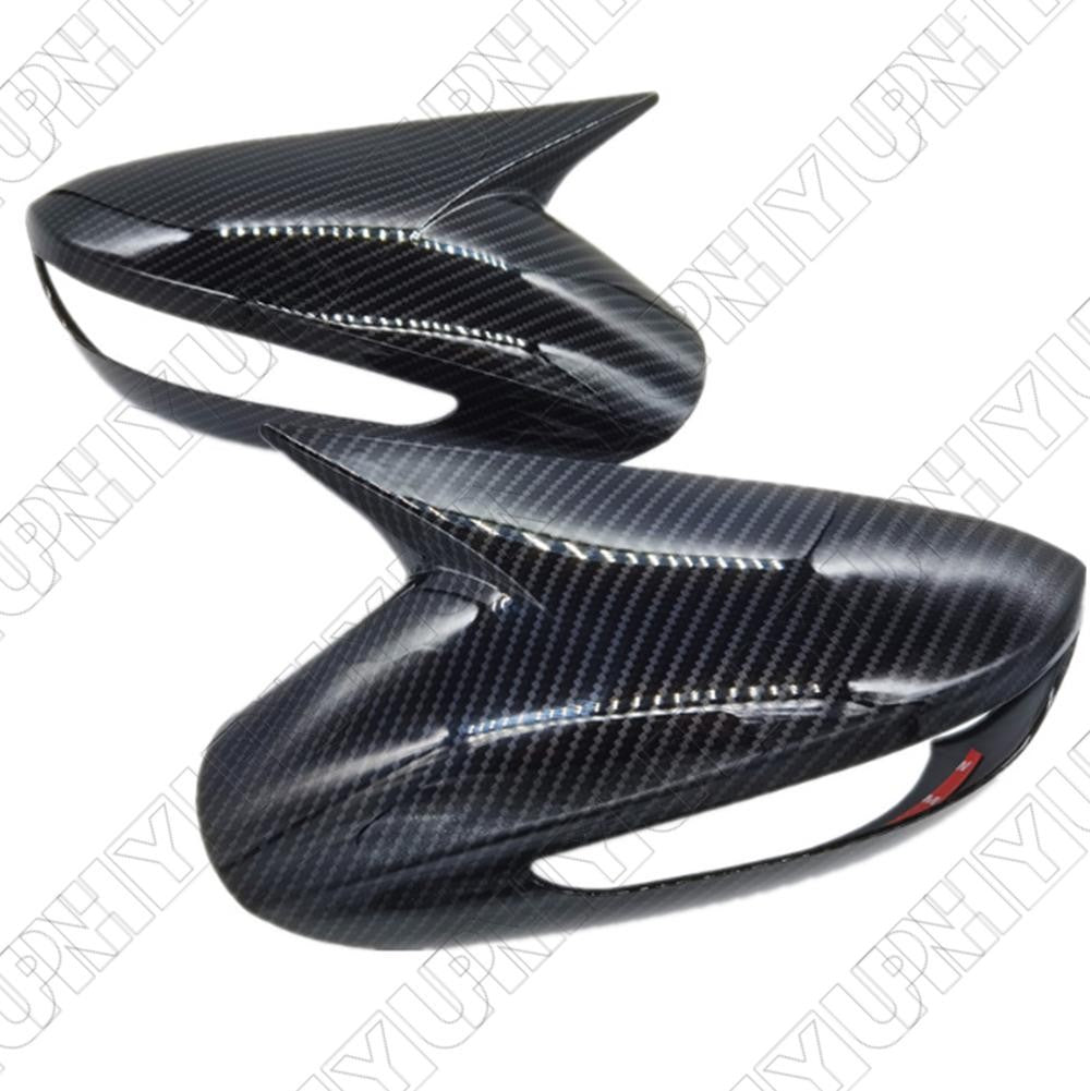 Rear View Mirror Cover Trim for Hyundai Sonata 8th 2011-2014 Carbon Fiber Color
