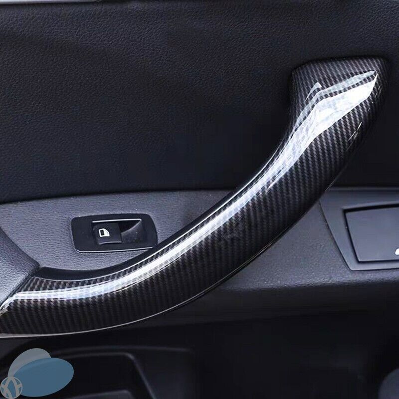 Carbon Fiber Interior Door Handle Armrest Strip Cover Trim For 2016-2022 for BMW X1