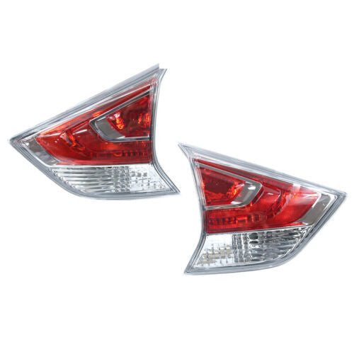 Pair Inner Rear Bumper Tail Stop Brake Light for NISSAN X-TRAIL T32 2014-2016