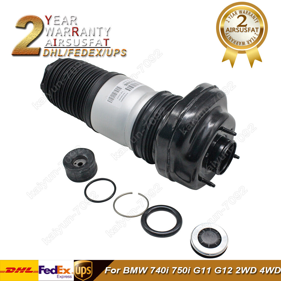 Rear Air Suspension Spring Bag for BMW 740i 750i G11 G12 2WD 4WD 37106874594