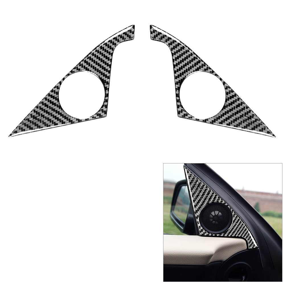 Carbon Fiber Front Door Corner Speaker Trim for BMW 6 Series E63 E64 2004-2010