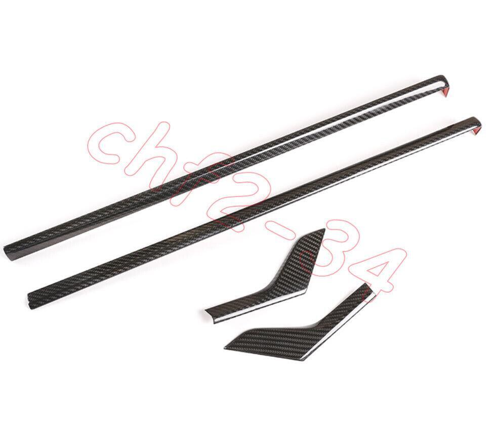 for Porsche 911 992 19-2023 Dry Carbon fiber Inner Door Armrest Decor Cover Trim
