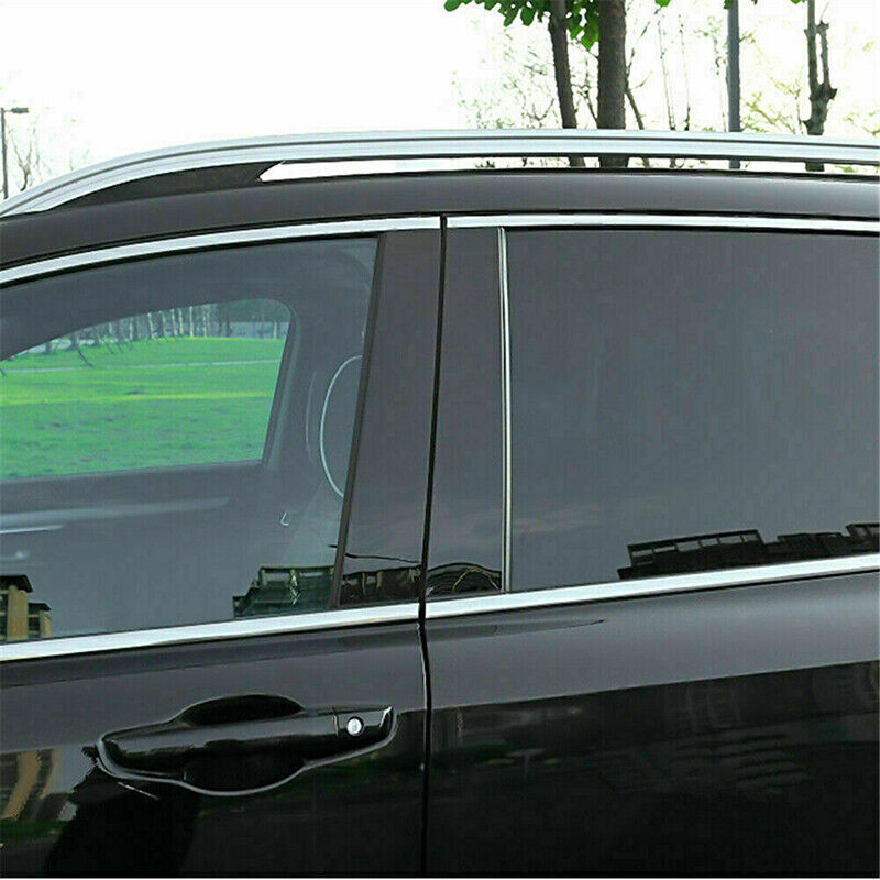for Toyota for Sienna 21-2024 Gloss Black Window Pillar Posts Moulding Trim Cover 6P