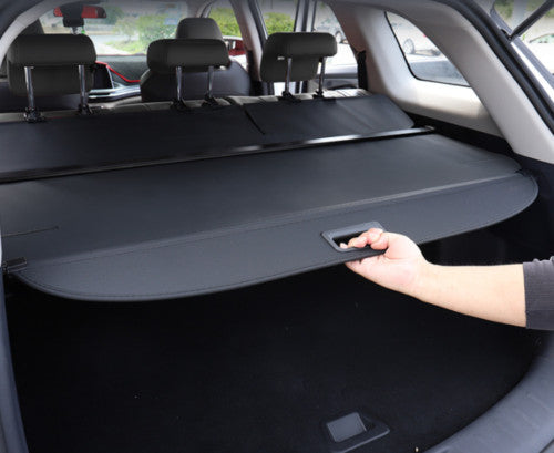 For 2013-2017 for Porsche for Cayenne Rear Trunk Cargo Cover Security Shield Shade Black