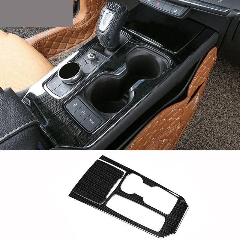 for Cadillac XT4 2018-2021 Black titanium Console Gear Shift Panel Cover Trim 2P