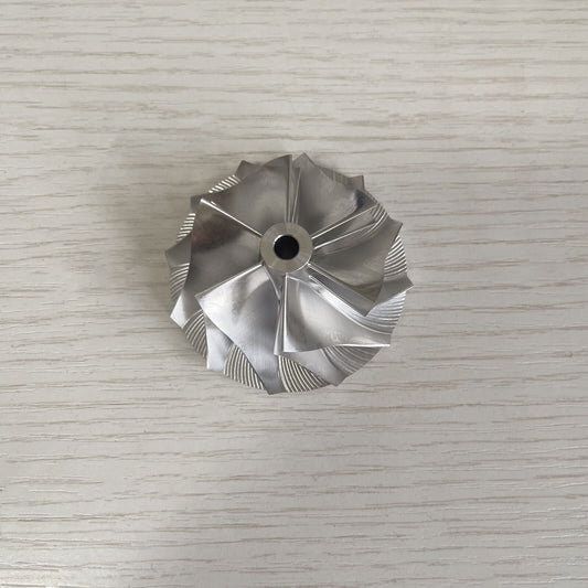 GTA15-25 42.00/56.02 mm 11+0 Blade Turbine Milling/Burnt Compressor Wheel