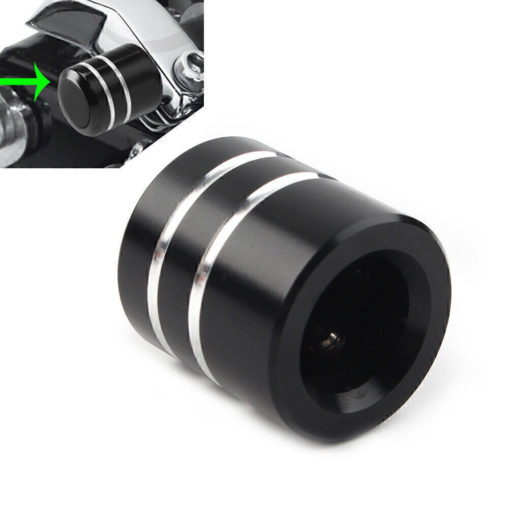 for Harley Touring Road King FLHT 1980+Black Cut Heel Shift Eliminator Shaft Cap