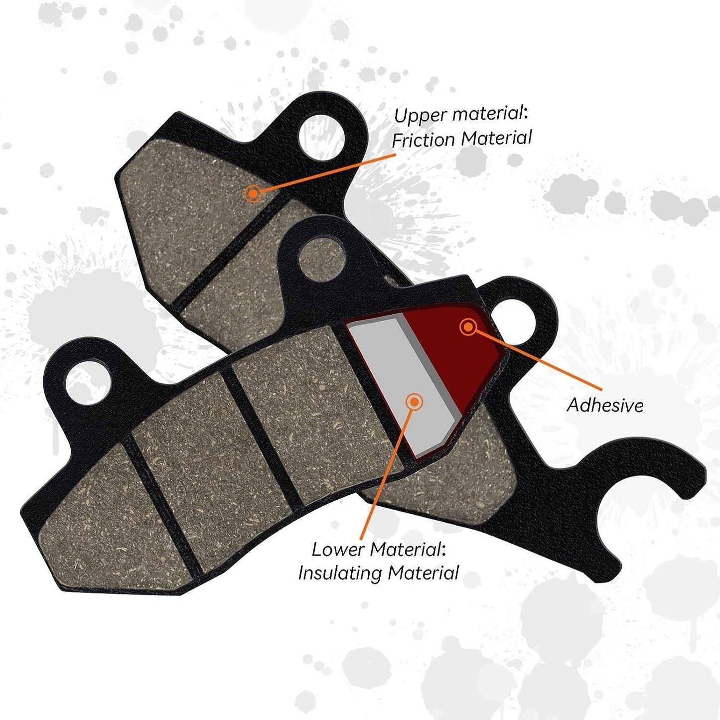 Front and Rear Brake Pads for Kawasaki 1000 SX H2 SE ZX1002 DKF 2019 2020