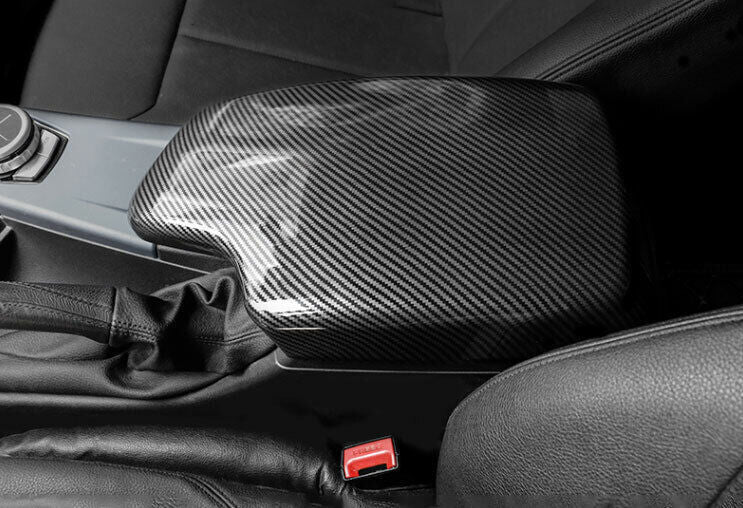 for BMW 3 4 Series GT 2014-18 Carbon Fiber Middle Console Armrest Box Cover Trim