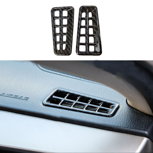 Carbon Fiber ABS Dashboard Air Conditioning Vent Cover for Toyota RAV4 2013-2018