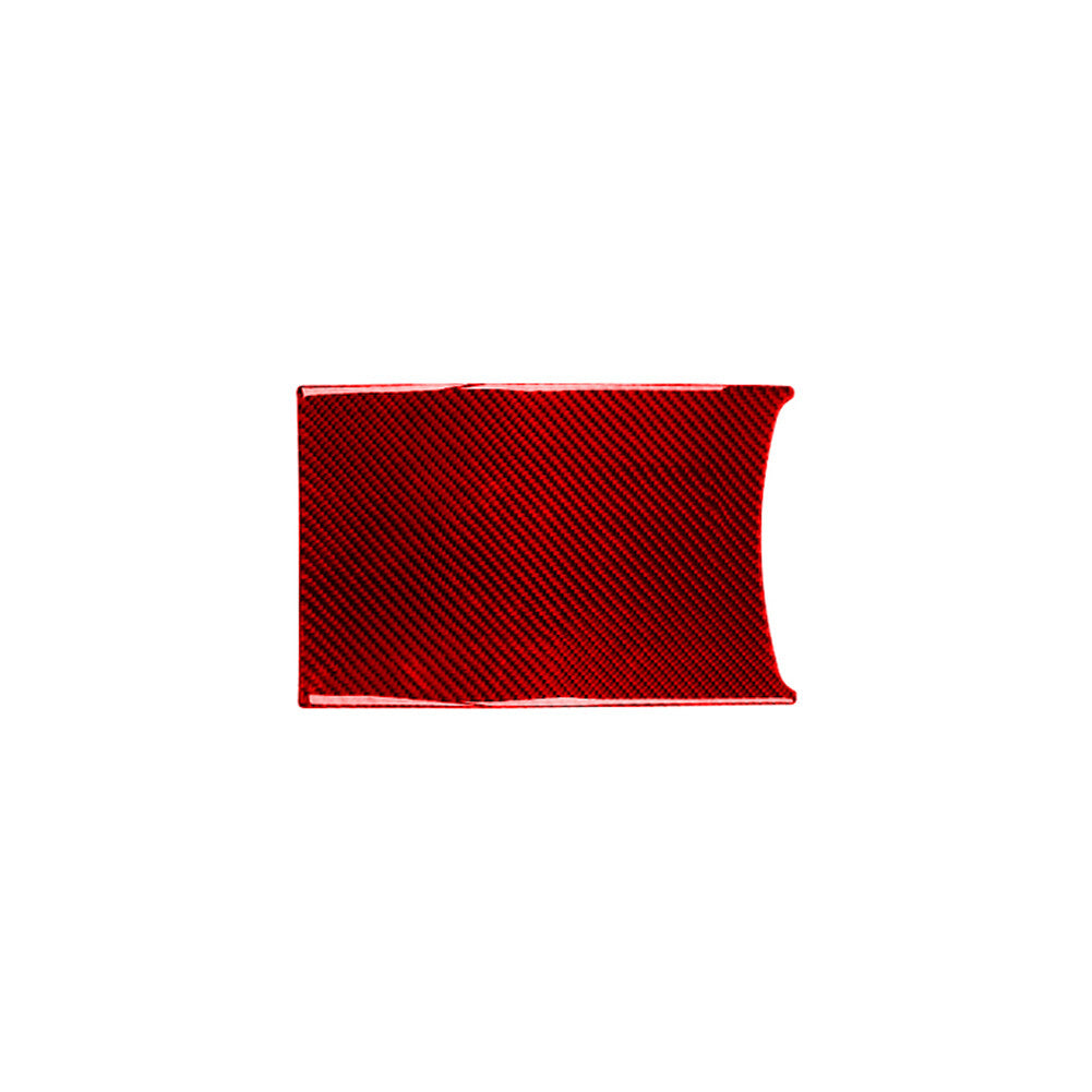 Red Carbon Fiber Rear Below Vent Outlet Cover Trim for Nissan Rogue 2014-2016