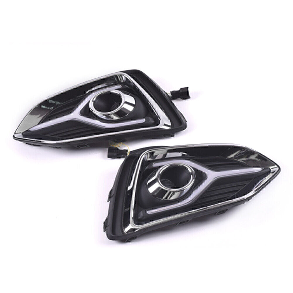 2X LED Daytime Day Fog Lights DRL Run Lamp for Hyundai Accent 2018-2020 2019