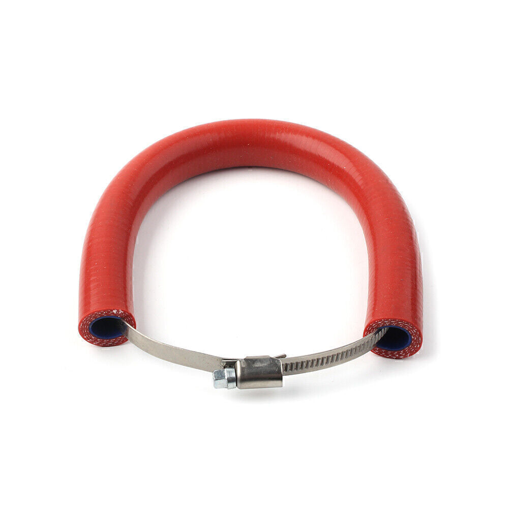 For Dirt Bike Exhaust Pipe Heat Shield Crash Protector Cover Guard Red Universal