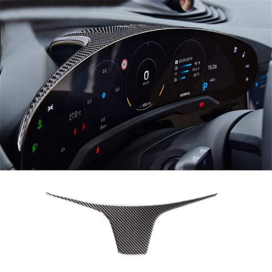 Carbon fiber dashboard trim for Porsche Taycan 2019-2022 type B
