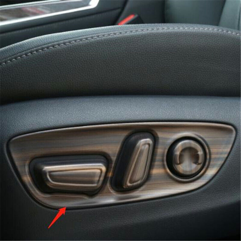 for Toyota Venza 2021-2023 Matte Wood Grain for Seat Button Adjust Panel Trim Covers