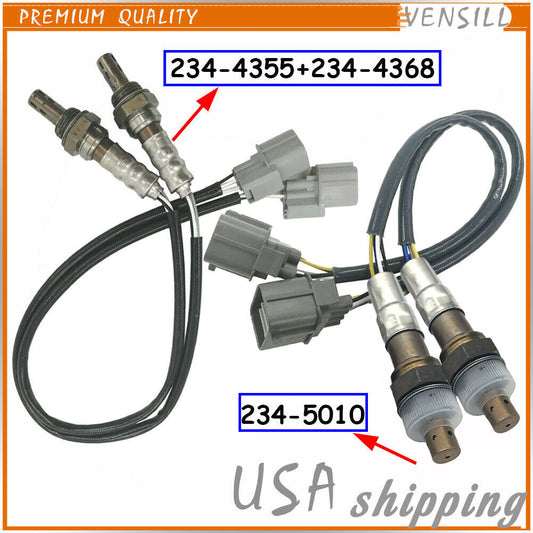 Set of 4X Oxygen Sensor for Acura MDX RL TL for Honda Accord Odyssey Pilot 3.0L 3.5L