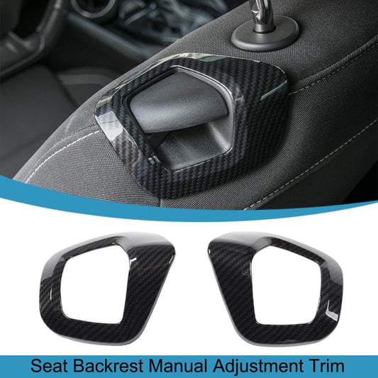 for Seat Backrest Manual Adjustment Handle Cover Trim for Chevrolet Camaro 2017-2023