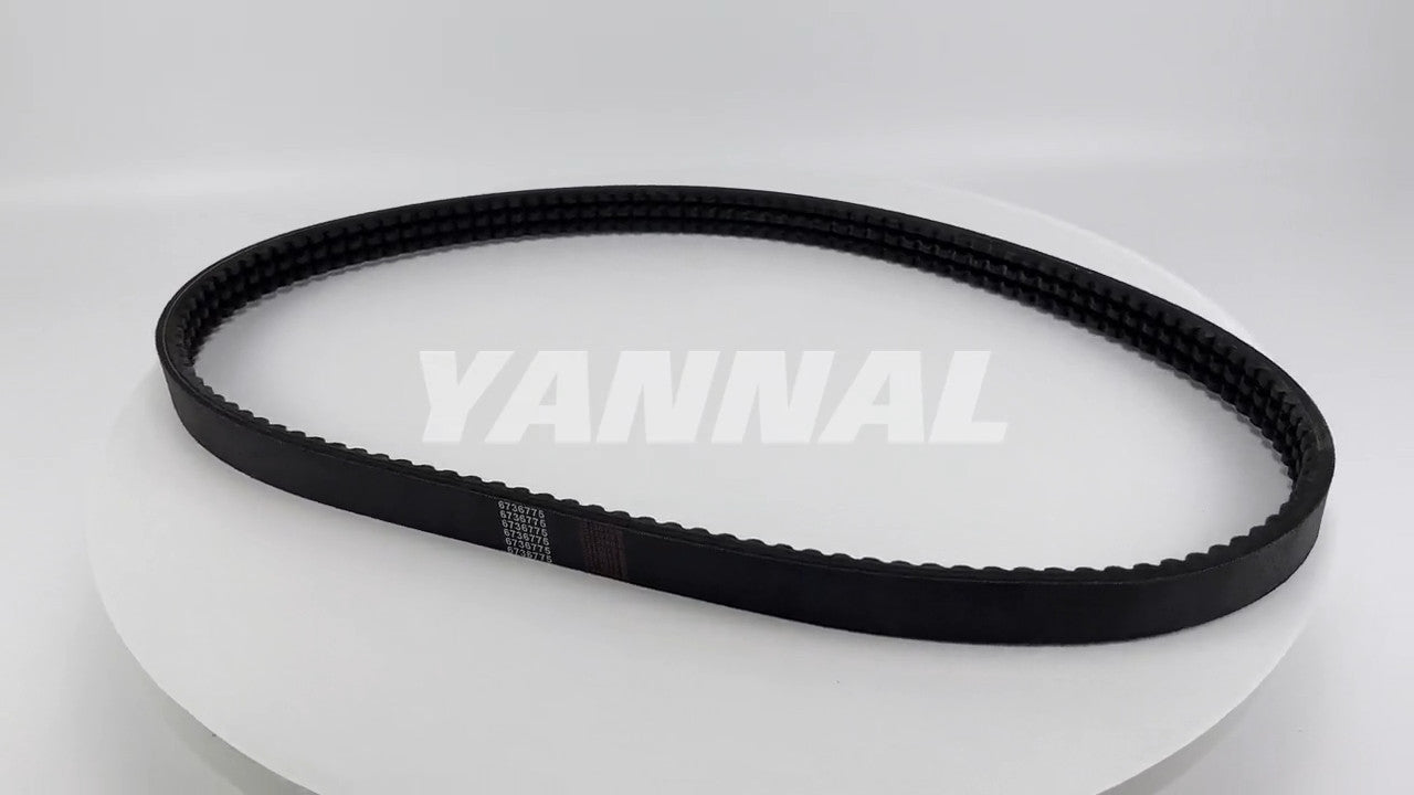 6736775 Drive pump belt suitable for Bobcat loaders S160 S185