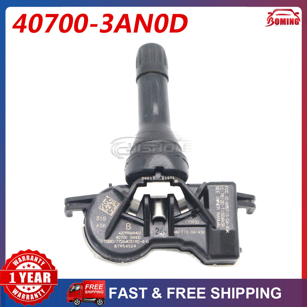 New Tire Pressure Sensor TPMS 40700-3AN0D for Nissan NV Versa Versa Note 2016-19