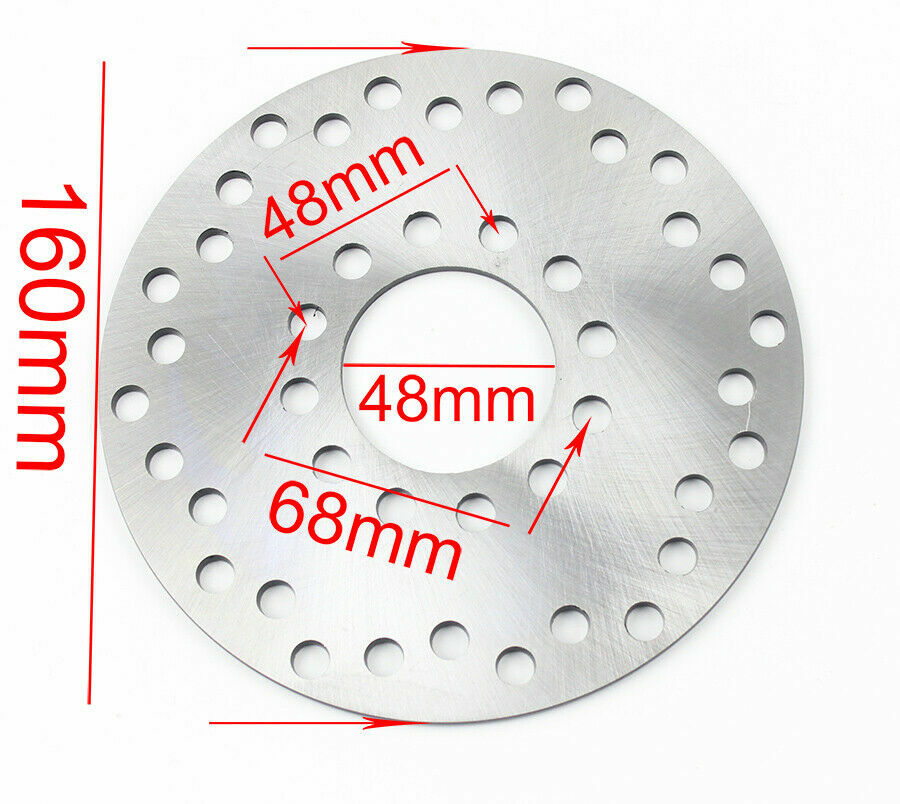 160MM Steel Rear Disc Brake Rotor 50CC-125CC ATV Quad Taotao NST Sunl