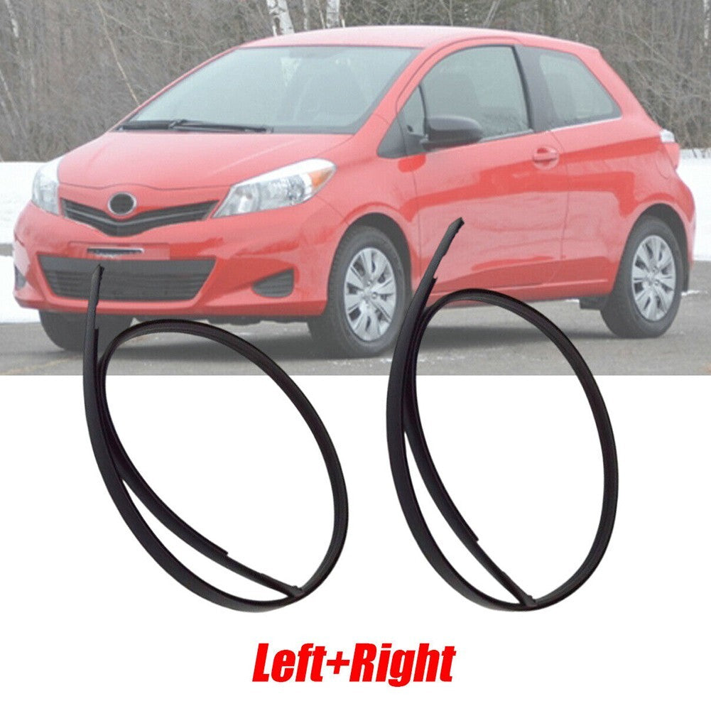 2pcs for Toyota For Yaris Hatchback 07 - 11 Roof Drip Moulding Side Finish-Strip