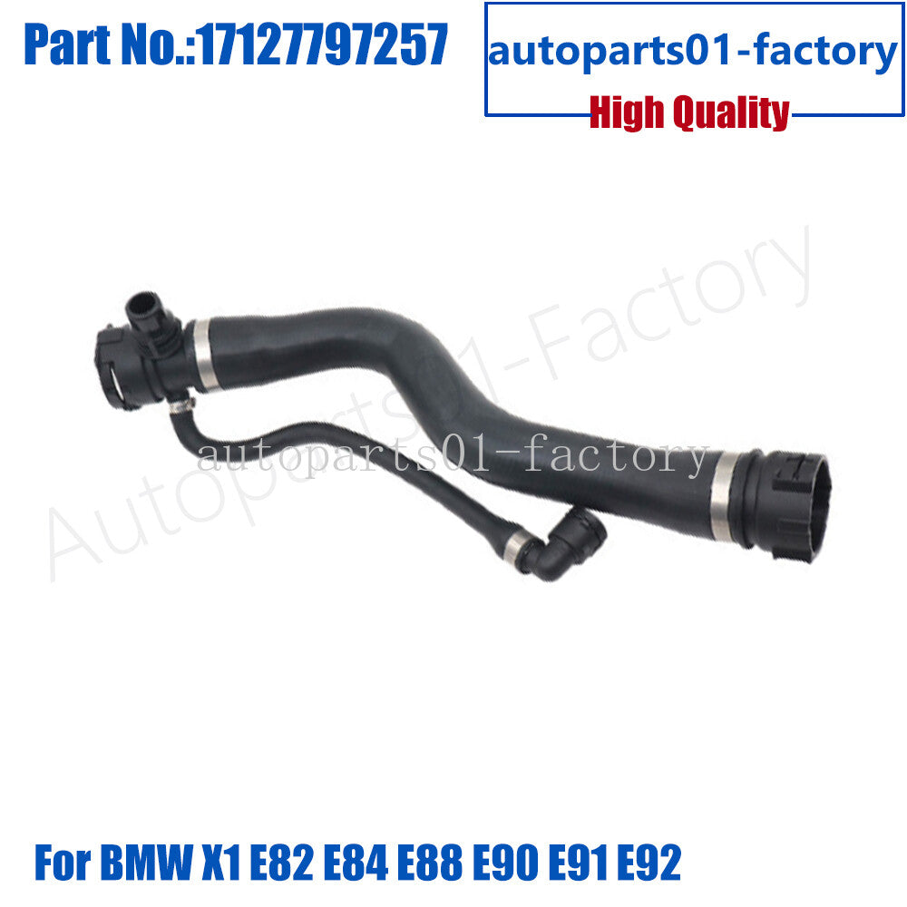 17127797257 Upper Radiator Hose Fit for BMW X1 E82 E84 E88 E90 E91 E92