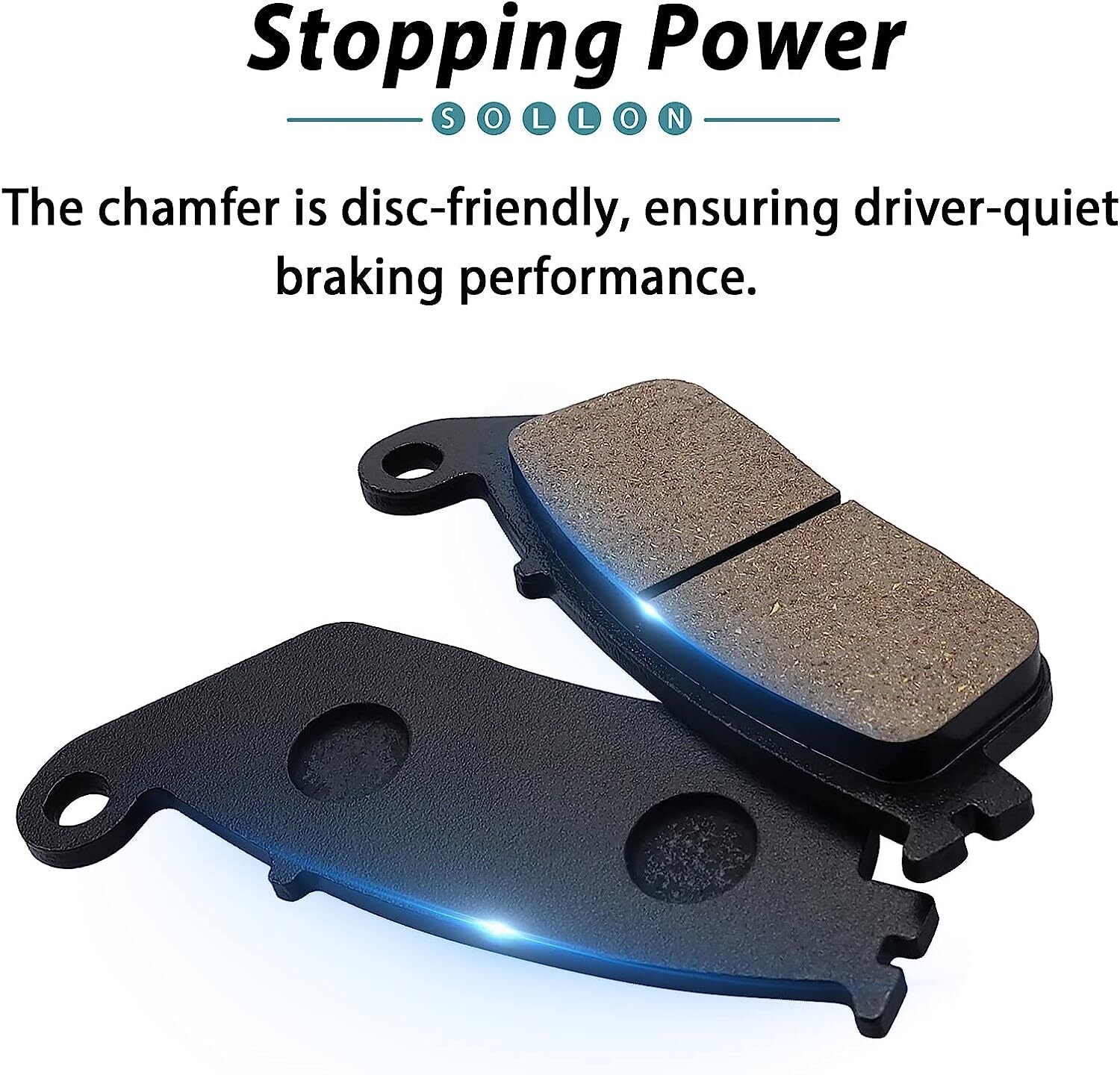 Front Rear Brake Pads for Kawasaki 800 Z800 CDS/ CEF/ CFF/ CGF KLE650 KLE 650