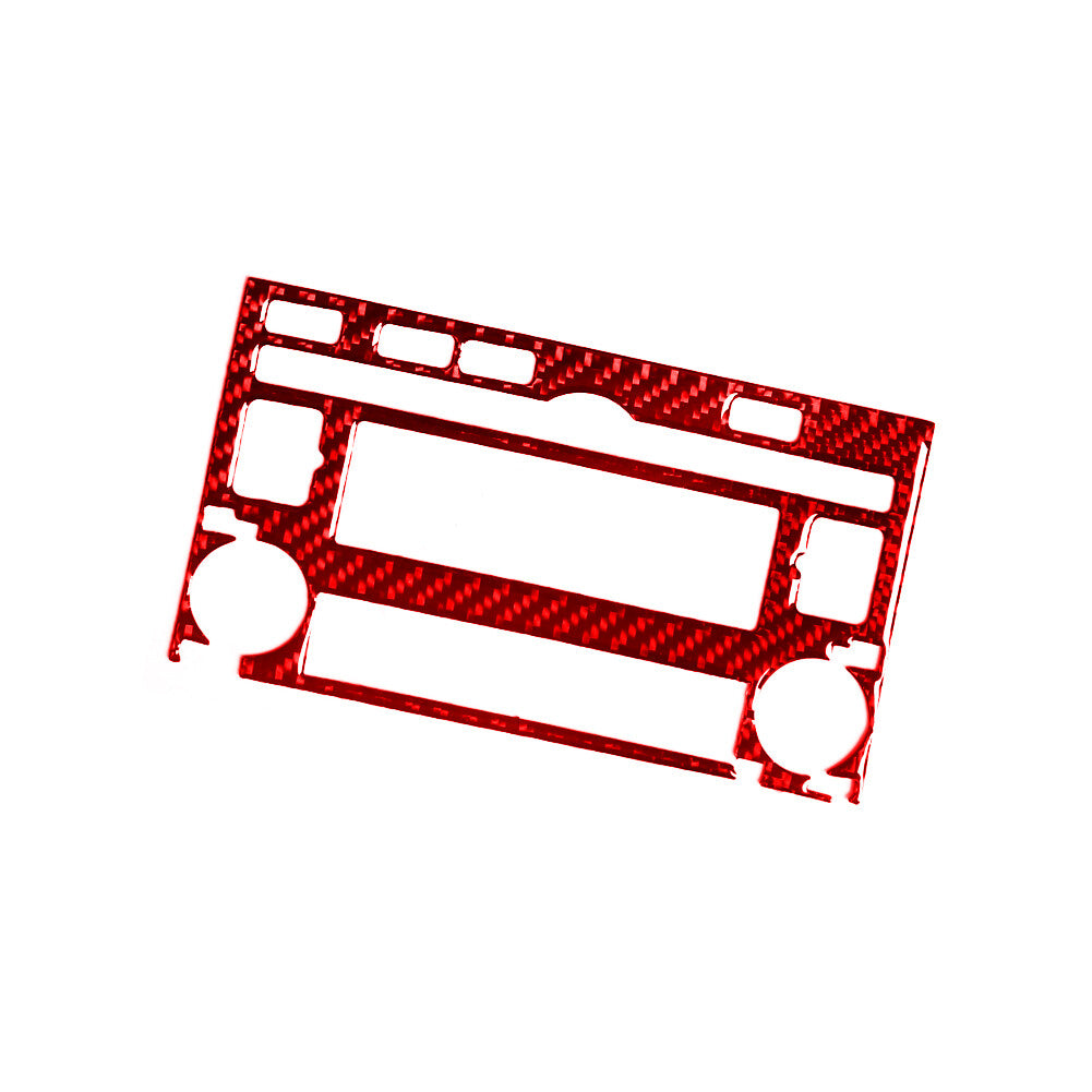 Red Carbon Fiber Premium Radio With CD Player Trim for Hyundai Azera 2006-2011