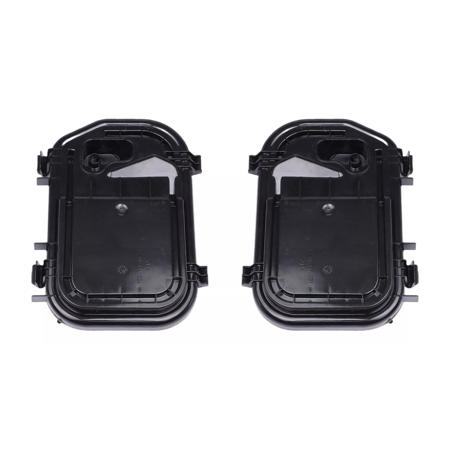 Pair LR Headlight Cover Cap Set For 2005-11 for Audi for A6 Quattro S6 4F0941158 Black