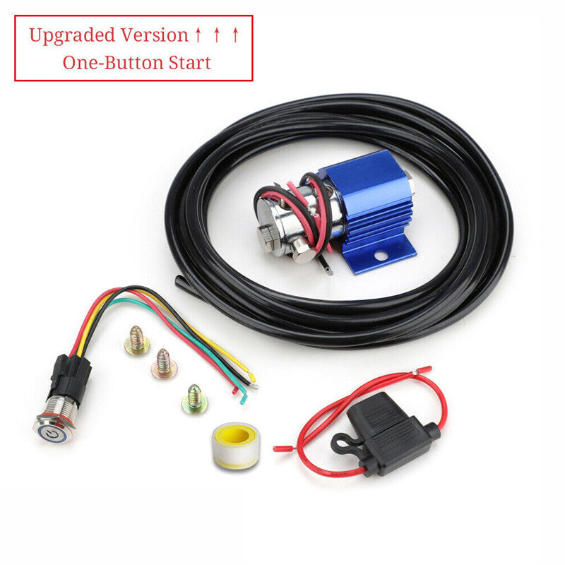Blue Car Front Brake Line Lock Kit Brake Lock Roll Control Hill Holder Kit