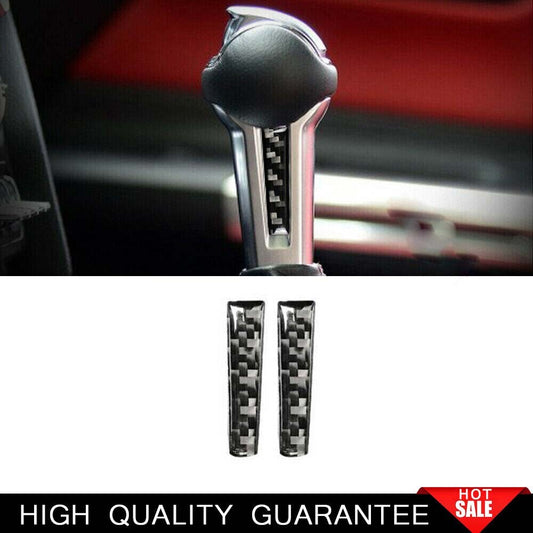 for Ford for Mustang 2015-21 Real Carbon Fiber Central Console Switch Button Trim
