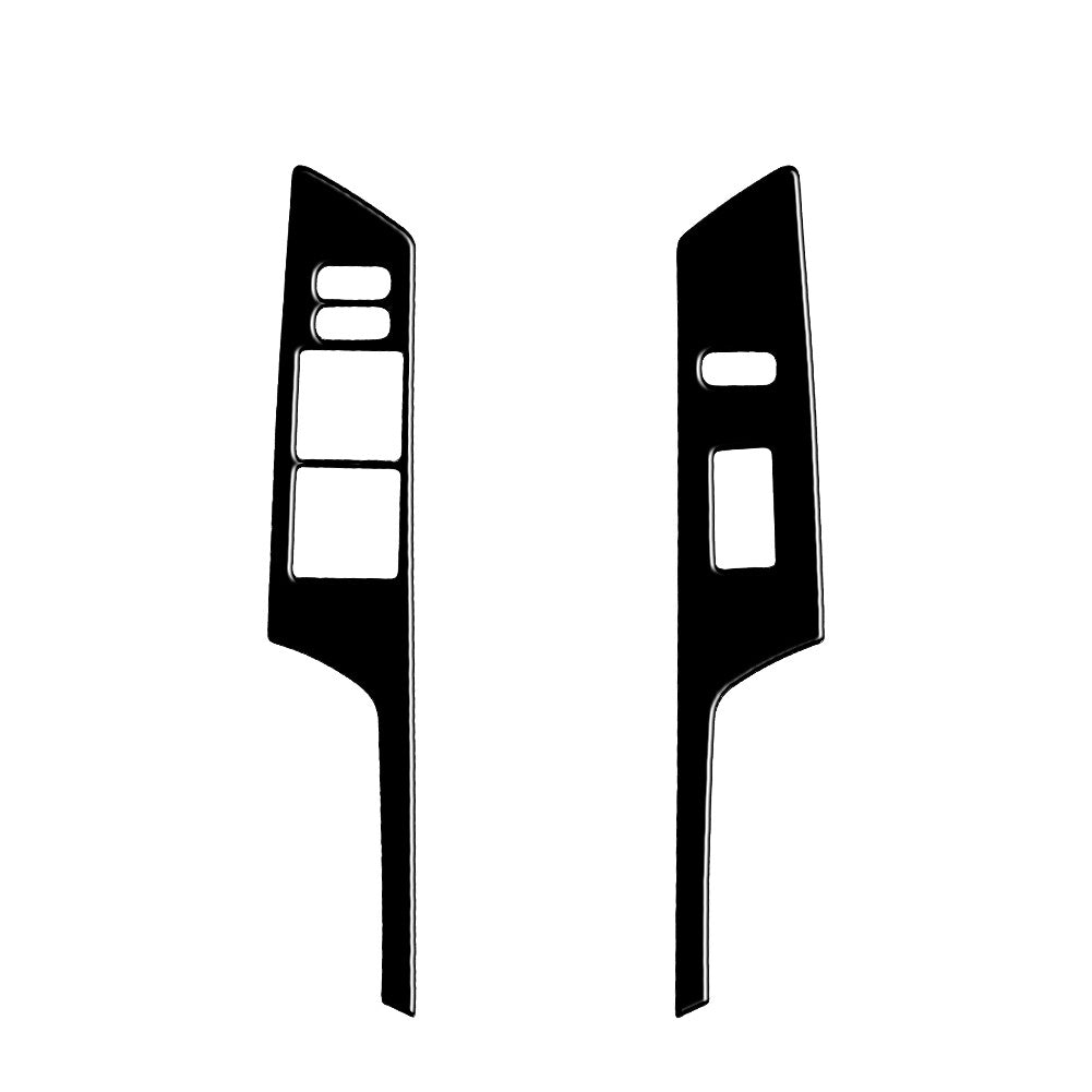2X Gloss Black Front Door Lift Control Cover Trim for Toyota Matrix 2009-2014