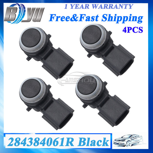 4Pcs PDC Parking Sensor 284384061R 0263023999 for Renault for Kadjar Espace Megane 3