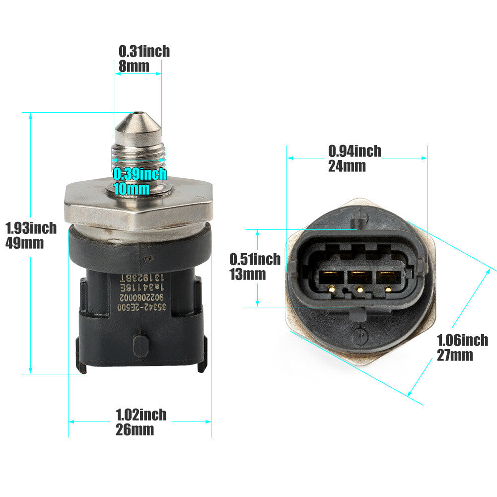 Fuel rail pressure sensor 0261545074 is suitable for MAZDA CX7, ALFA, ROMEO, SPIDER, for FORD , MONDEO.