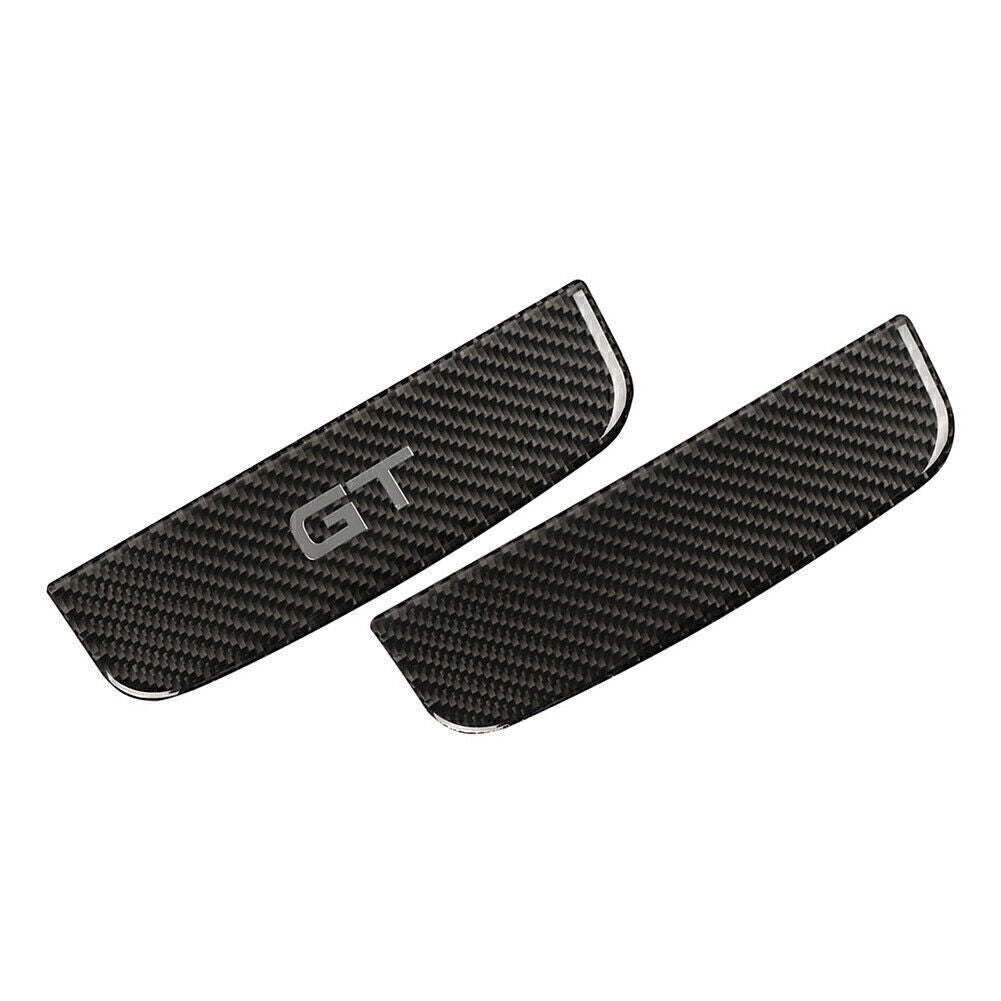 for Ford for Mustang 2015-2019 2018 Carbon Fiber Interior Storage Box Trim Cover